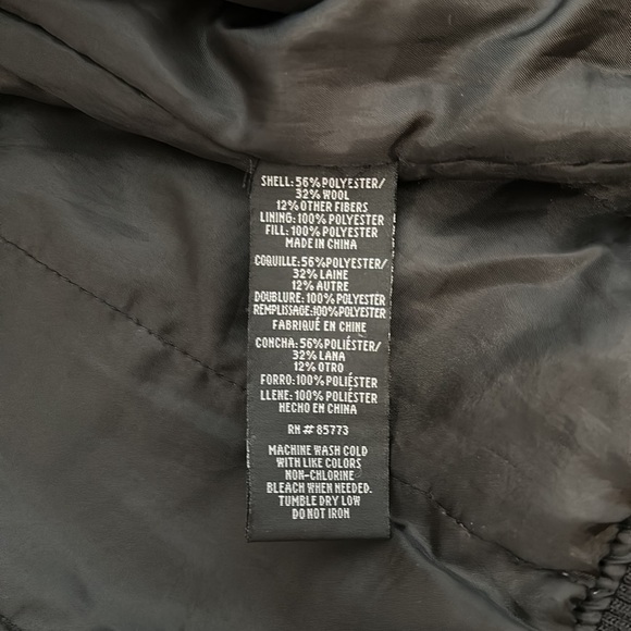 Men’s O’Neill Black Polyester/Wool Jacket - Picture 6 of 9